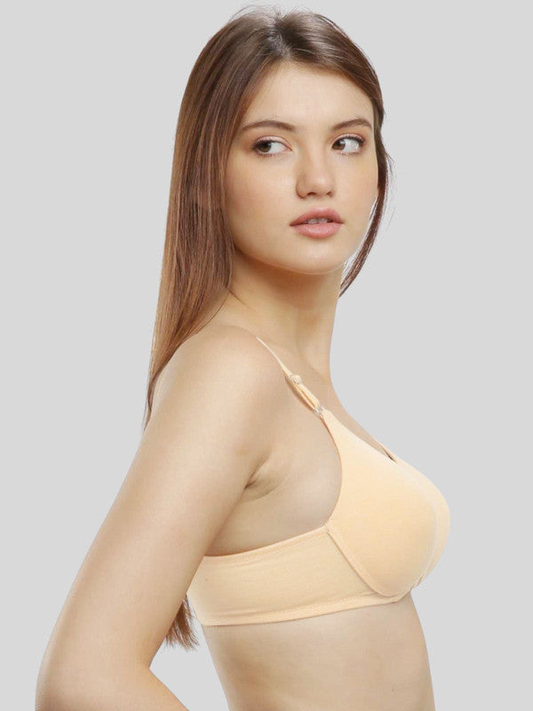 Lovable Corn Silk Padded Non Wired Full Coverage Bra - CONFI-50-CS