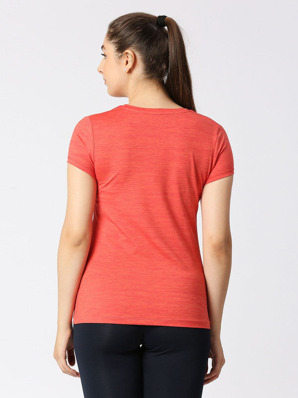 Women Red  Solid Tops & T-Shirts-4W-CRUISER TEE_4W-CR