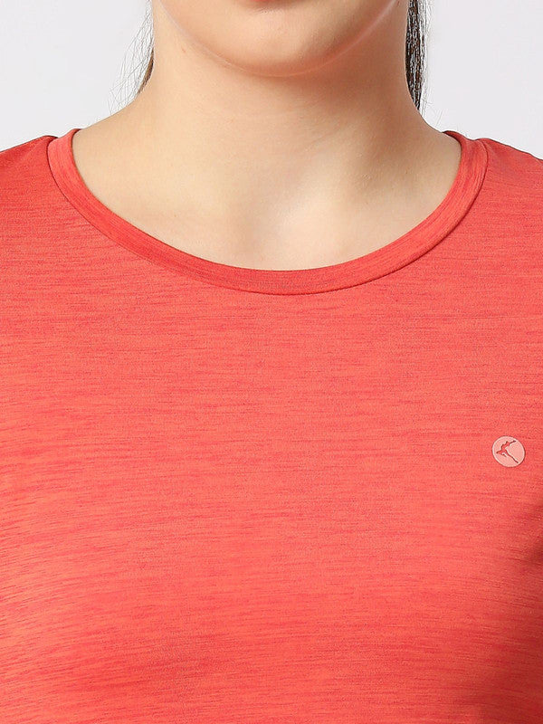 Women Red  Solid Tops & T-Shirts-4W-CRUISER TEE_4W-CR