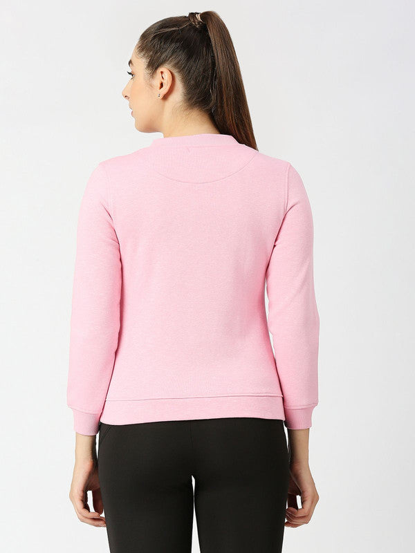 Women Pink Solid Jackets-CROSS CHILL JACKET-Pink