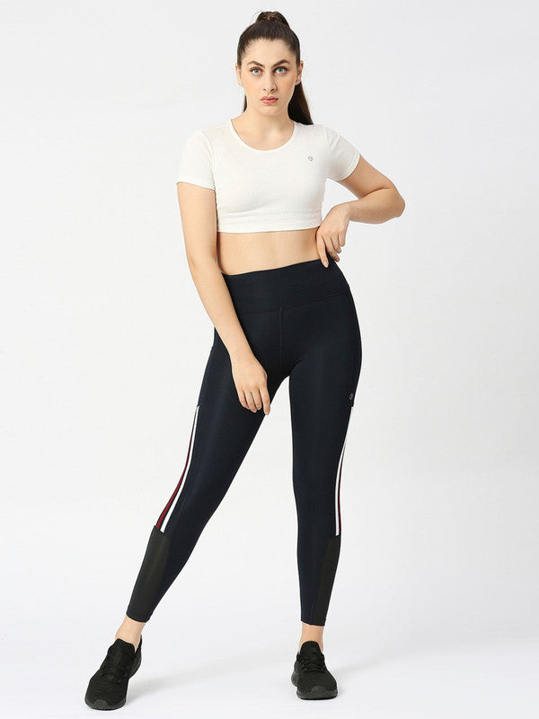 Women Navy Blue Solid Track Pant & Joggers - PLY OFF TRACK-NY