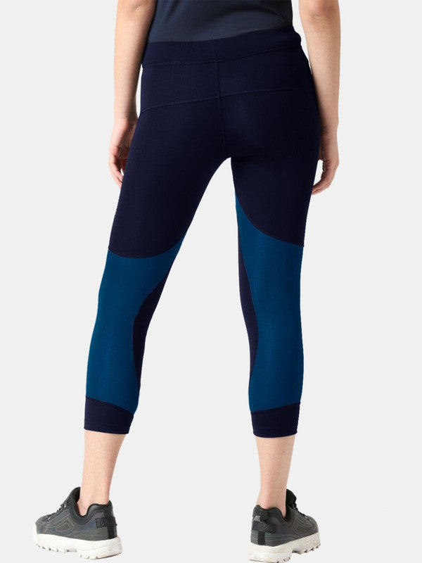 Women Navy Blue Solid  Capri - Gambit-NY