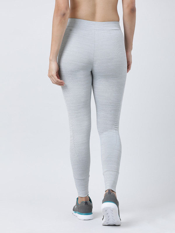 Women Light Grey Solid Track Pants & Joggers TRANSVERSE PANT-LG