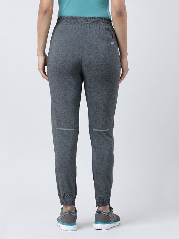 Women Dark Grey Solid Track Pants & Joggers GROOVER-Dark Grey