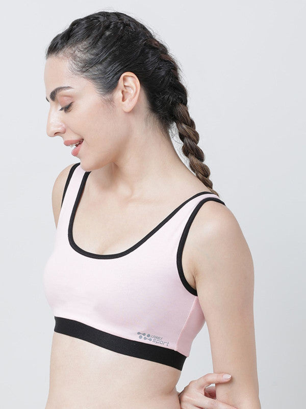 Lovable Grey and Pink Non Pdded Non Wired Full Coverage Reversible Bra-TWIN LOVE - AG-HP