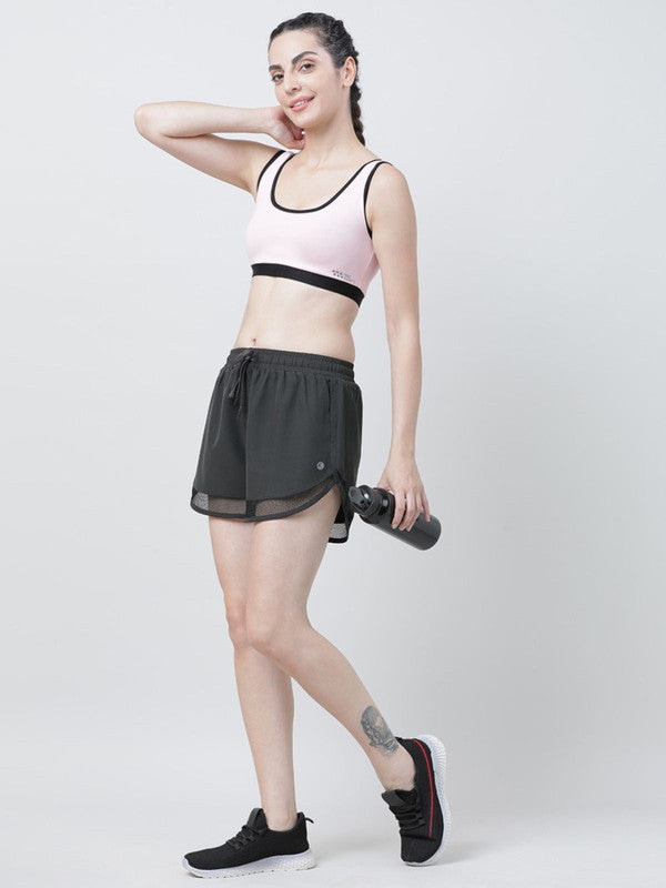 Lovable Grey and Pink Non Pdded Non Wired Full Coverage Reversible Bra-TWIN LOVE - AG-HP