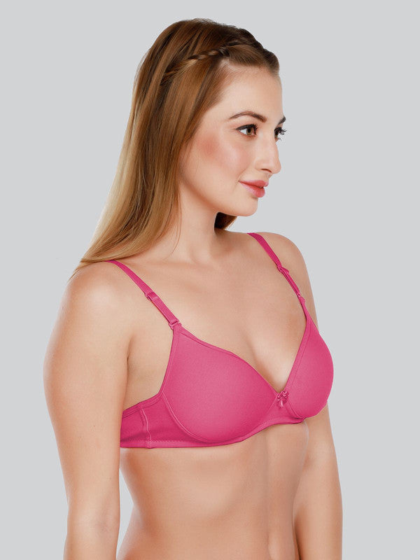 Daisy Dee D.Pink Padded Non Wired Full Coverage Everyday bra NMSTI_D. Pink