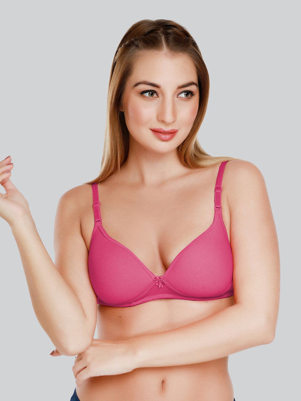 Daisy Dee D.Pink Padded Non Wired Full Coverage Everyday bra NMSTI_D. Pink-Lovable India