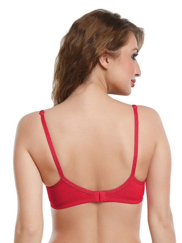 Daisy Dee Red Non Padded Non Wired Full Coverage Everyday bra NLU_Red-Lovable India