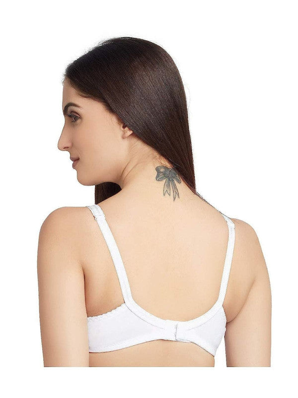 Daisy Dee White Non Padded Non Wired Full Coverage Bra NGLREA -White
