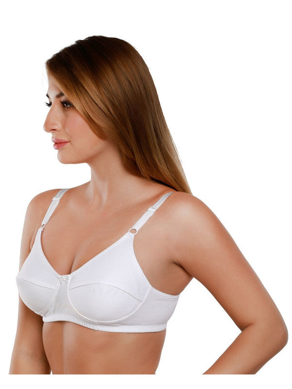 Daisy Dee White Non Padded Non Wired Full Coverage Bra NSHTL_White-Lovable India