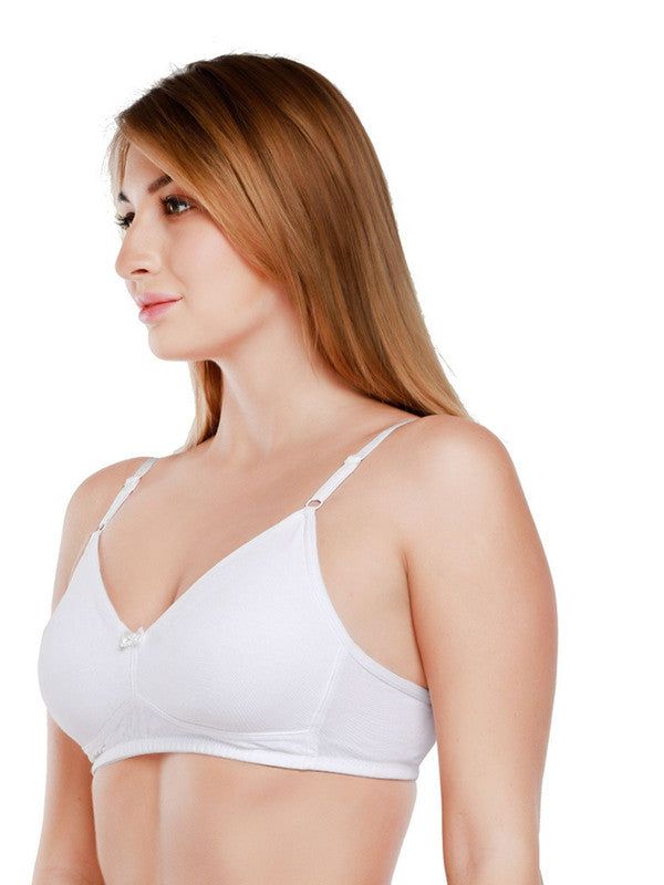 Daisy Dee White Non Padded Non Wired Full Coverage Bra NDSZN_White-Lovable India