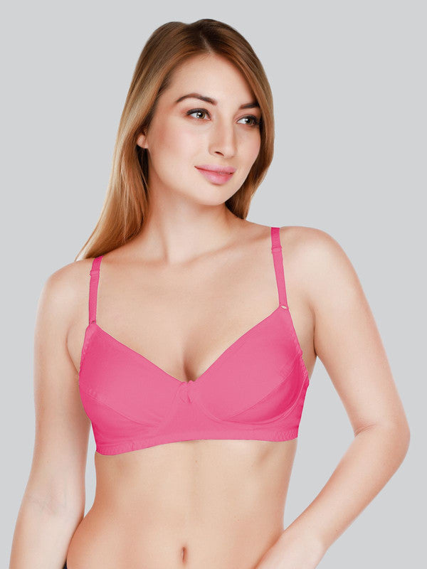 Daisy Dee R.Pink Non Padded Non Wired Full Coverage Bra NCLBR_R.Pink