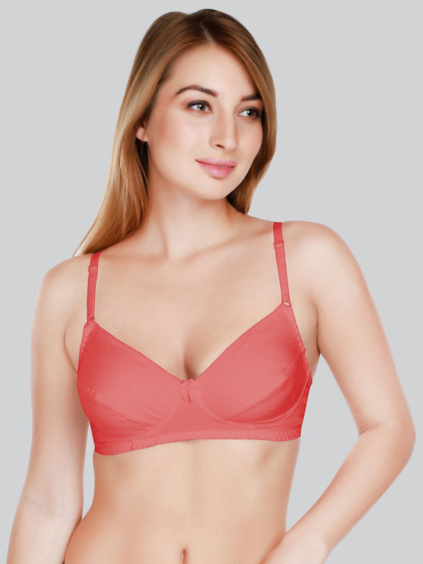 Daisy Dee Carrot Non Padded Non Wired Full Coverage Bra NCLBR_Carrot