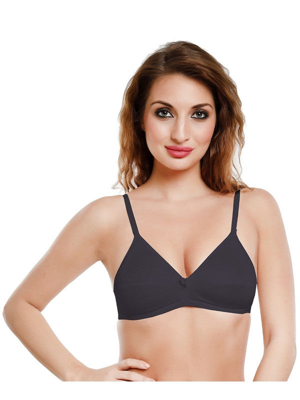 Daisy Dee BLACK Padded Non Wired Full Coverage Bra GOURGEOUS_BLACK-Lovable India