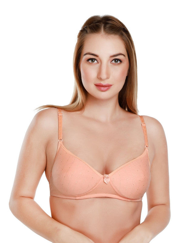 Daisy Dee Peach Padded Non Wired Full Coverage Bra NCHL_Peach-Lovable India