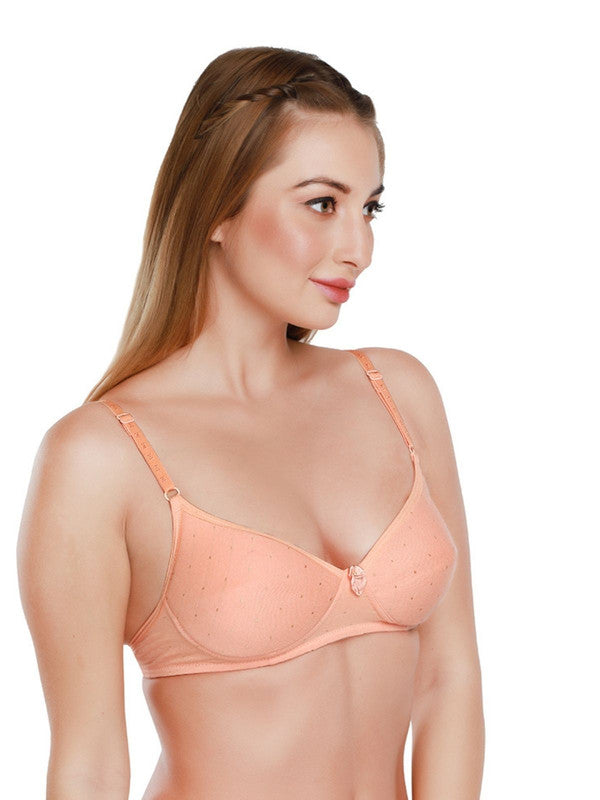 Daisy Dee Peach Padded Non Wired Full Coverage Bra NCHL_Peach-Lovable India