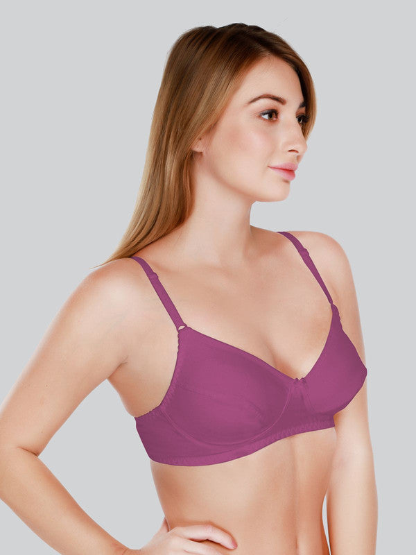 Daisy Dee Wine Non Padded Non Wired Full Coverage Bra NCLBR_Wine-Lovable India