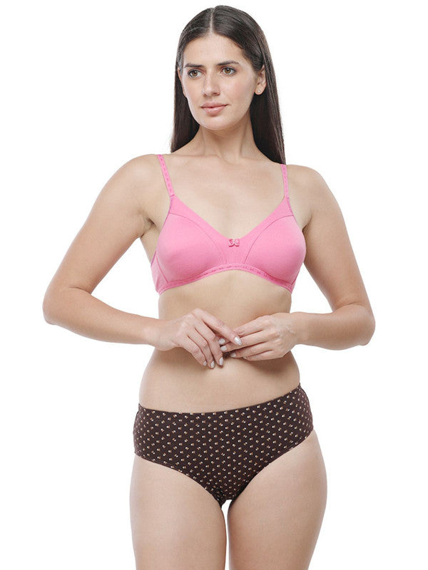 Daisy Dee Dark Pink Non Padded Non Wired Medium Coverage Bra -EMBRACE_Dark Pink-Lovable India