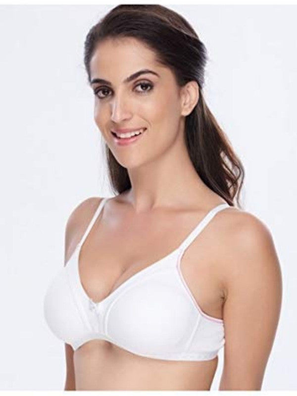Daisy Dee White Non Padded Non Wired Medium Coverage Bra -Embrace_White-Lovable India