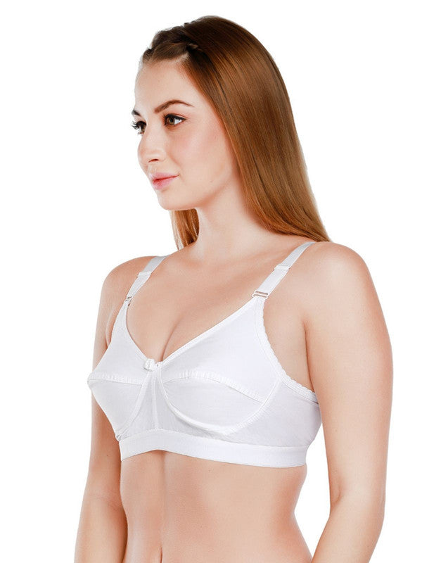 Daisy Dee White Non Padded Non Wired Full Coverage Bra NACNT_White