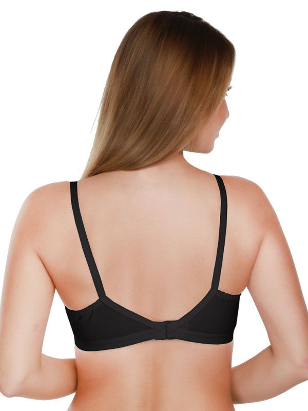 Daisy Dee Black Non Padded Non Wired Full Coverage Bra NILIGNCE_Black