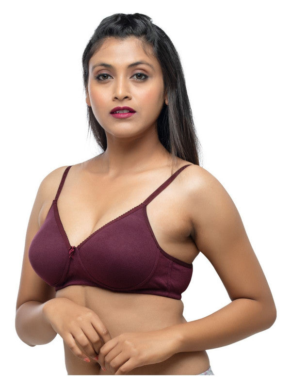 Daisy Dee Dark Brown Padded Non Wired Full Coverage Bra SAVANA-D Brown