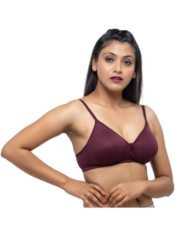 Daisy Dee Dark Brown Padded Non Wired Full Coverage Bra SAVANA-D Brown