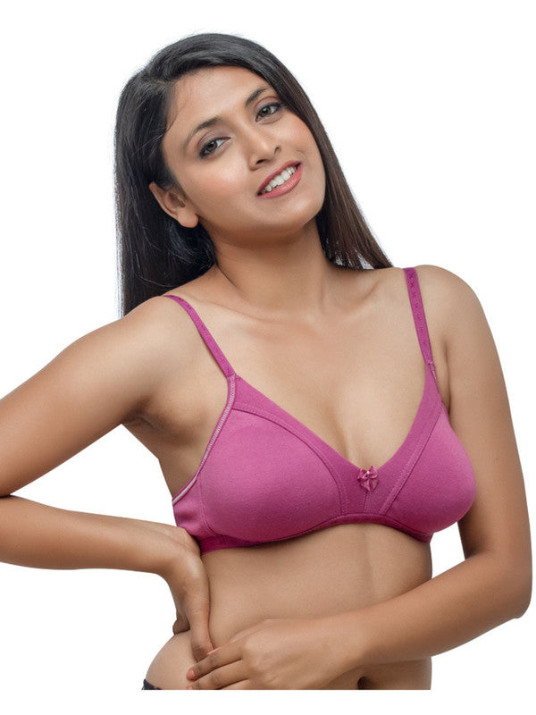Daisy Dee O.Pink Non Padded Non Wired Medium Coverage Bra -EMBRACE_O.Pink