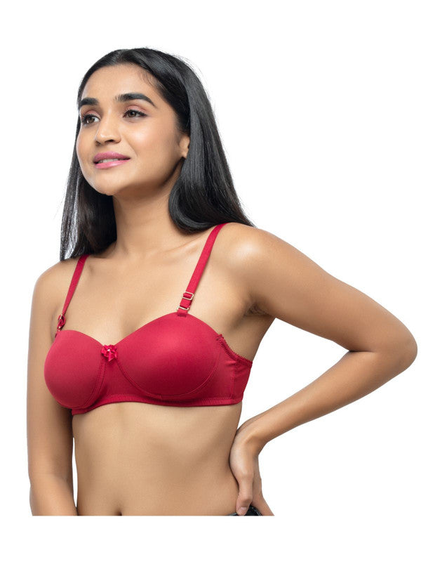 Daisy Dee Fushia Pink Padded Non Wired Full Coverage Bra NMRIE_F/Pink-Lovable India