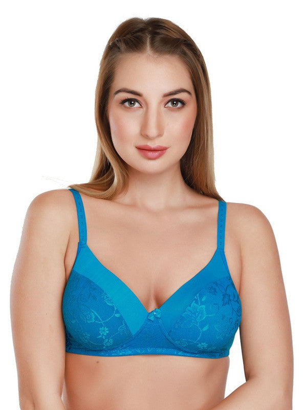 Daisy Dee T.Blue Padded Non Wired Full Coverage Bra NVLR_T.Blue