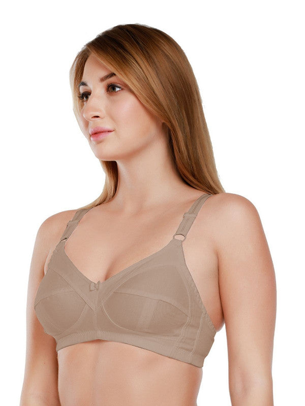 Daisy Dee Skin Non Padded Non Wired Full Coverage Bra NSHPU_Skin-Lovable India