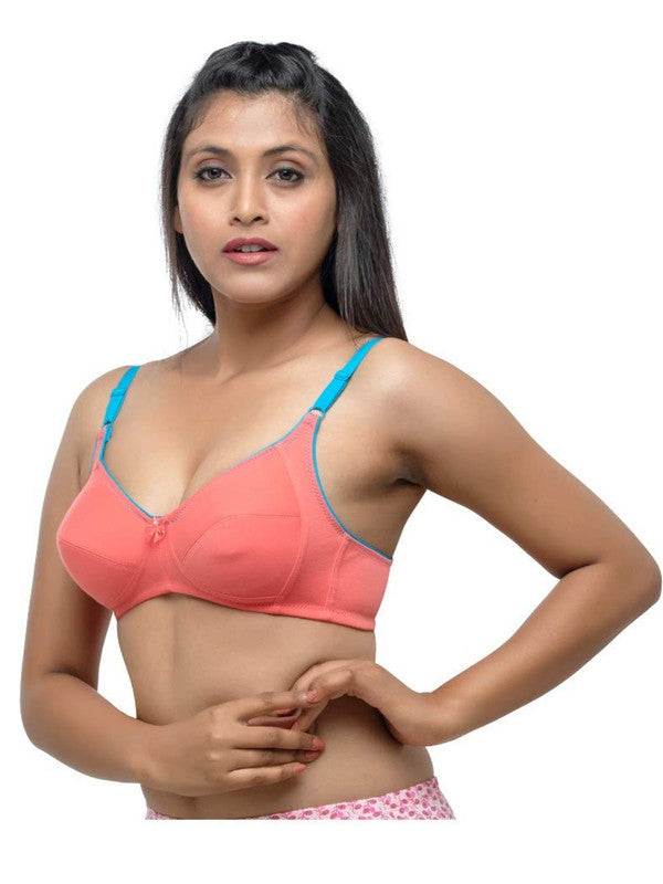 Daisy Dee Carrot Non Padded Non Wired 3/4th Coverage Bra -DIYA_Carrot-Lovable India