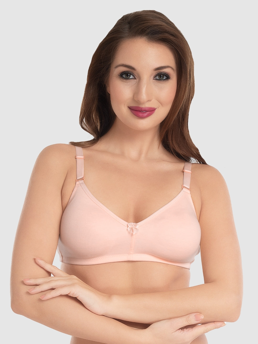 Daisy Dee Cream Non Padded Non-Wired Full Coverage T-Shirt Bra - NMIRA-Cream