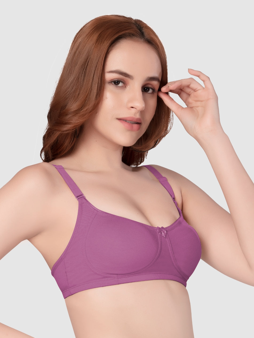 Daisy Dee Antic Rose Non Padded Non-Wired Full Coverage T-Shirt Bra - NZYA-Antic Rose