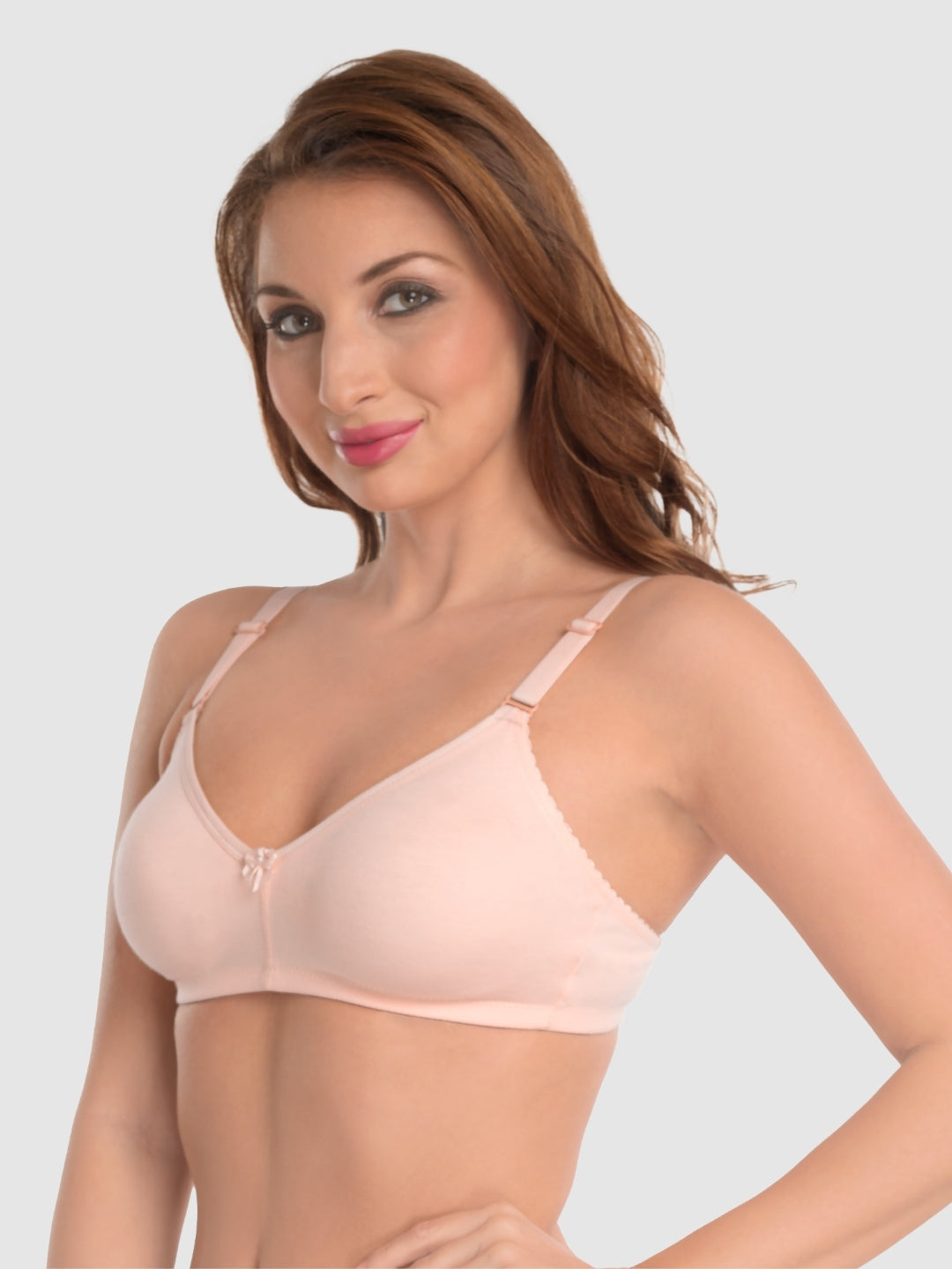 Daisy Dee Cream Non Padded Non-Wired Full Coverage T-Shirt Bra - NMIRA-Cream