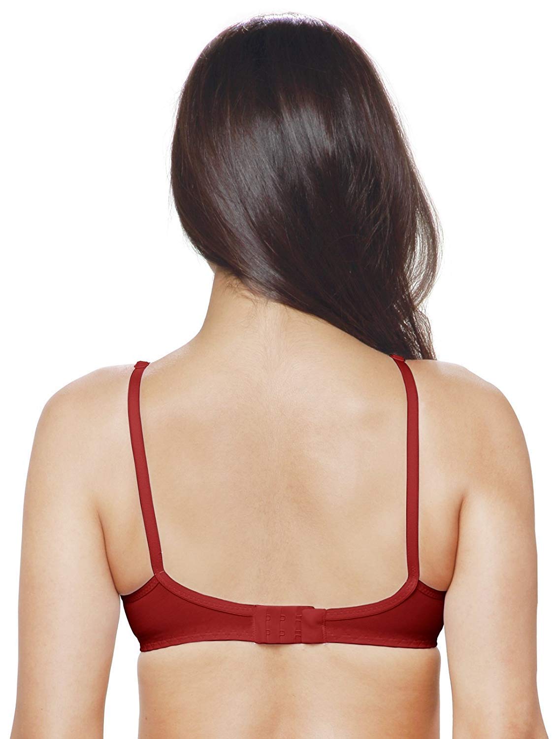 Lovable Maroon and Skin Non Padded Wirefree Bra Pack of 2 - ADL 13-MAROON/SKIN