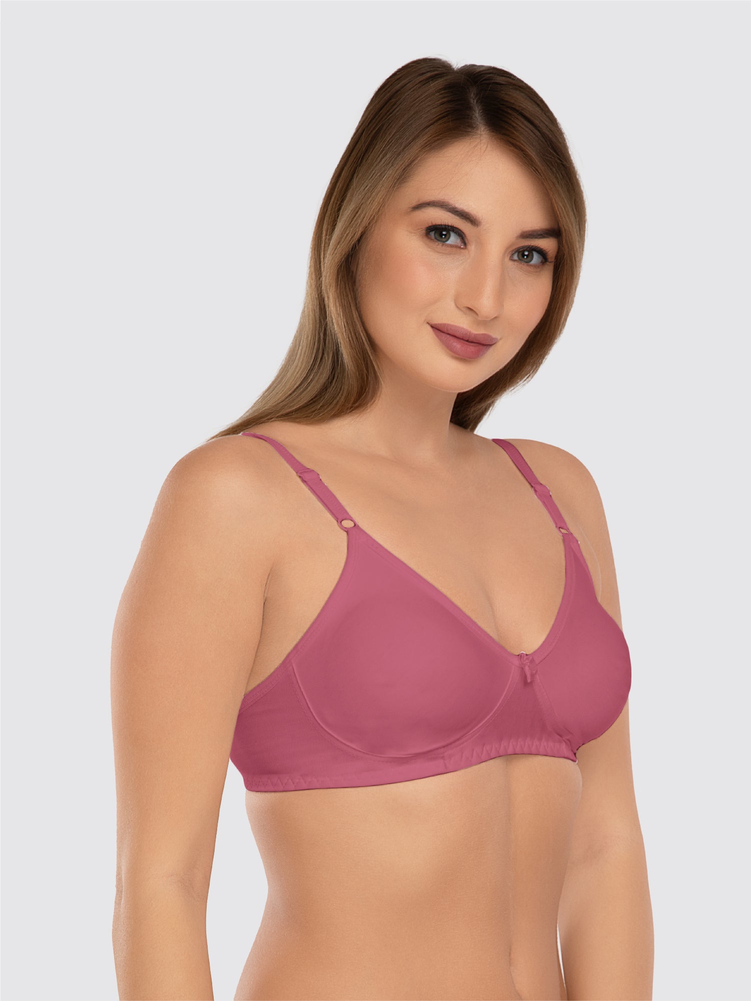 Daisy Dee Antic Rose Non Padded Non Wired Full Coverage Bra - NLBLA-A Rose