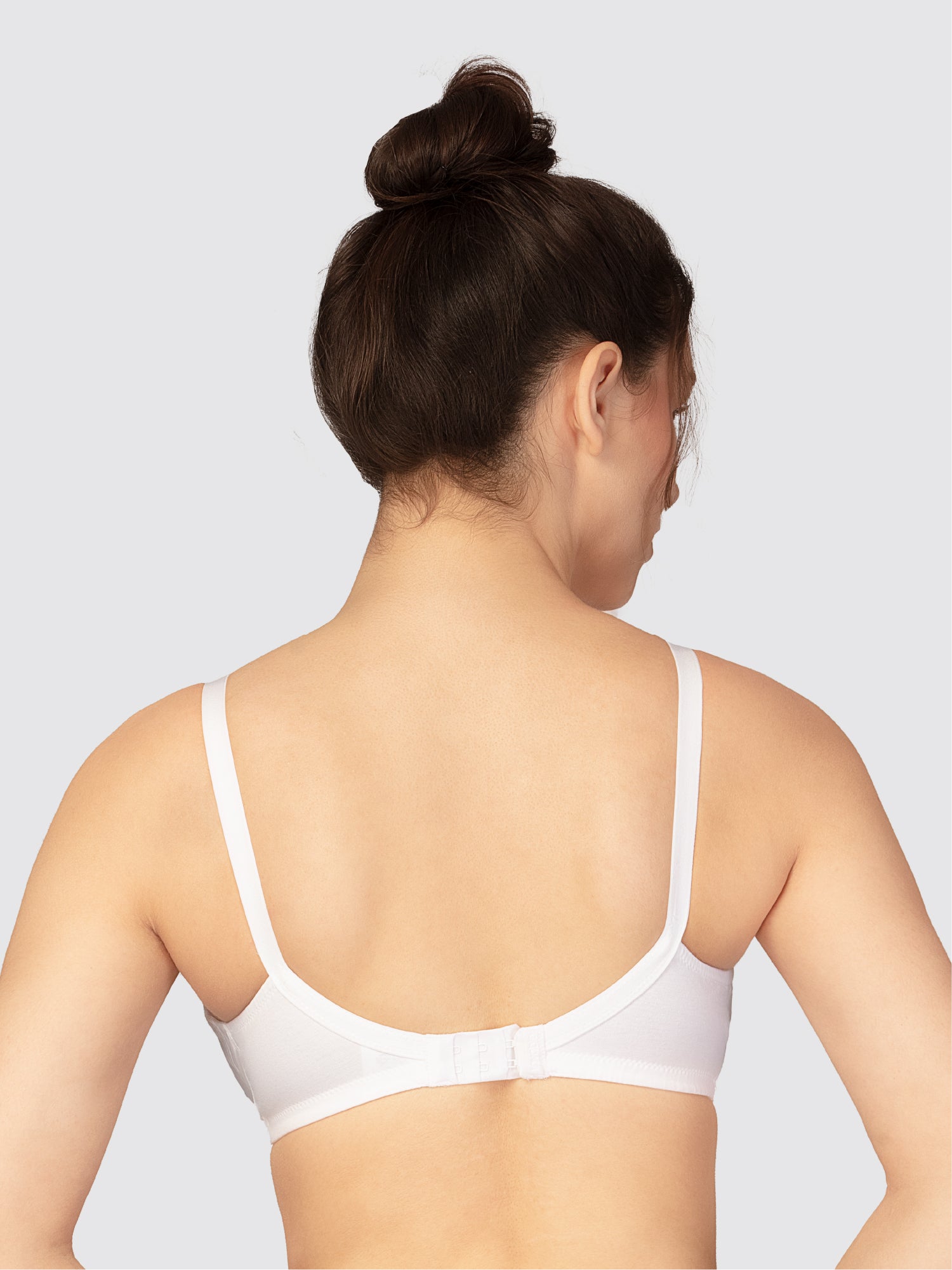 Lovable White Non Padded Non Wired Full Coverage Bra COMFYST-White