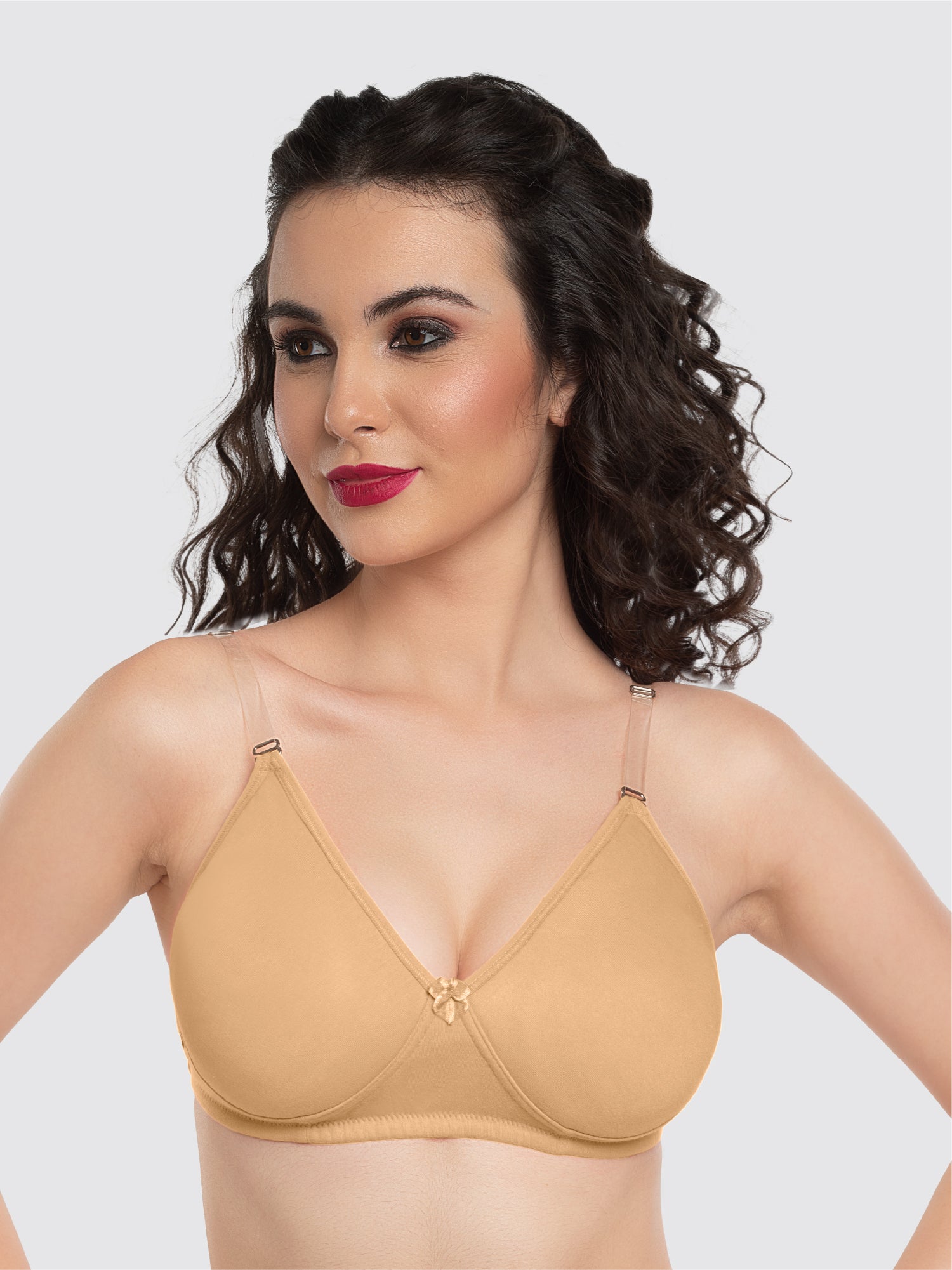 Lovable Skin Non Padded Non Wired Full Coverage Bra LE-230-Skin