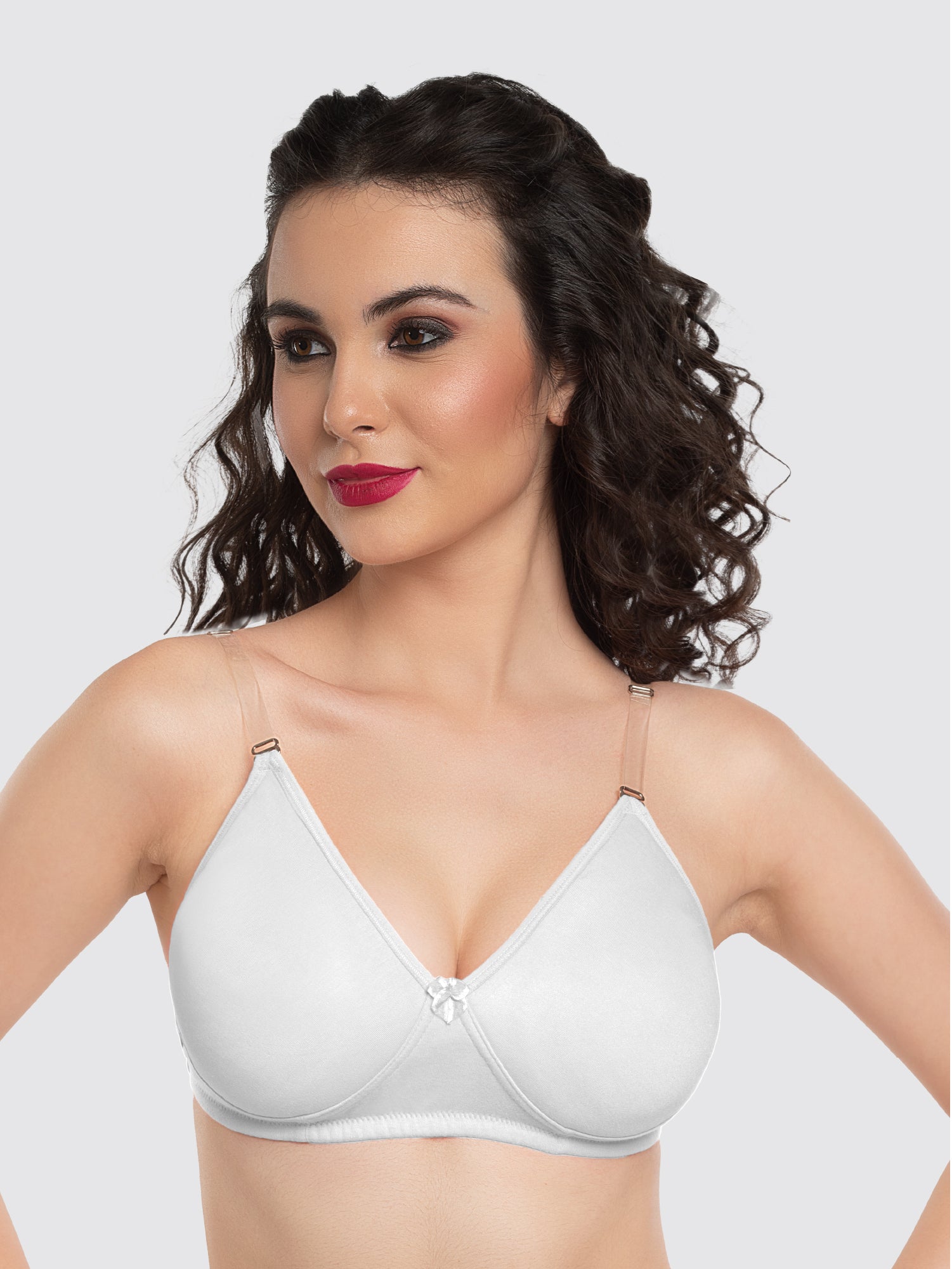 Lovable White Non Padded Non Wired Full Coverage Bra LE-230-White