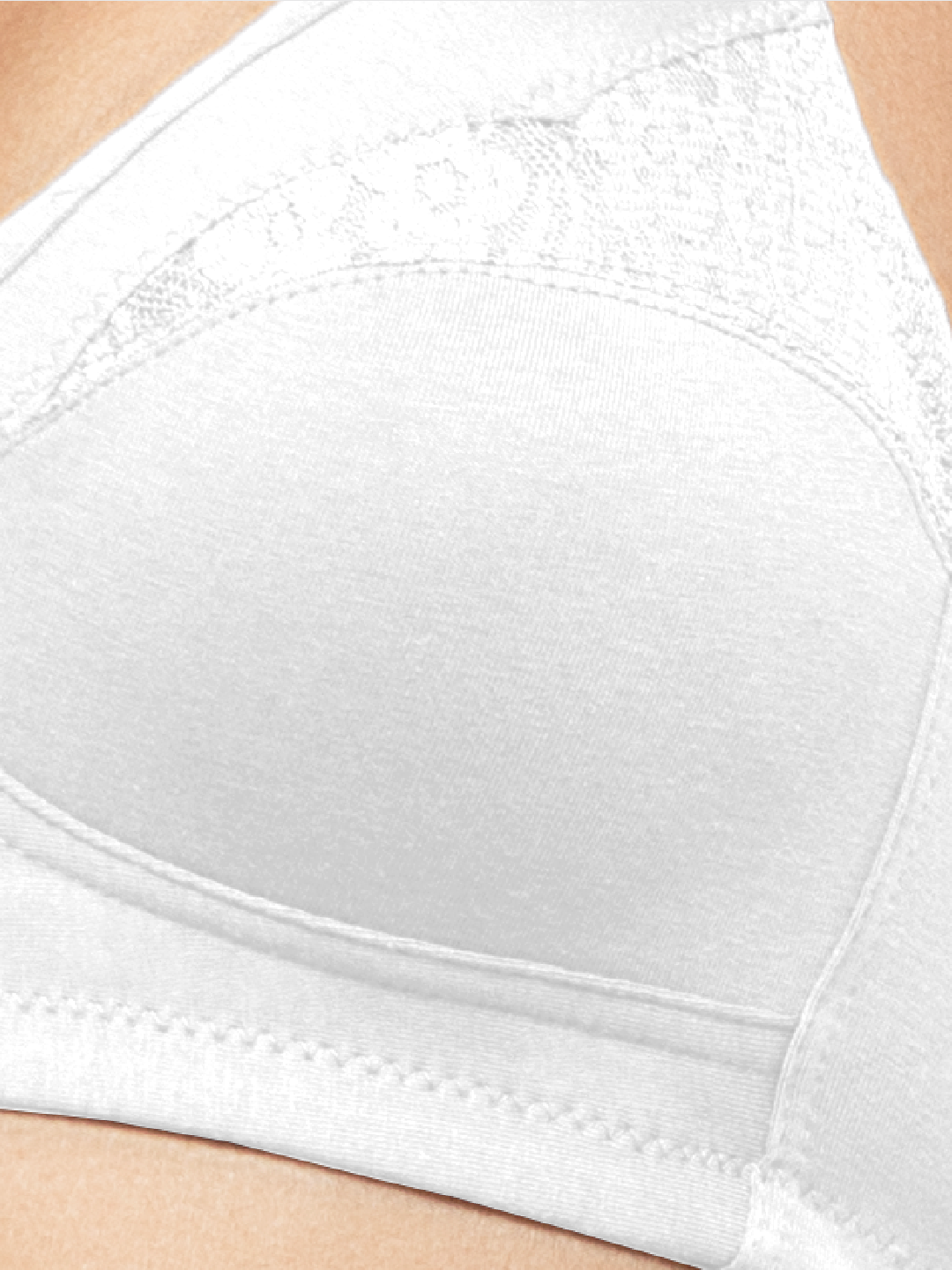 Lovable White Non Padded Non Wired Full Coverage Bra ADL-THE 1-White