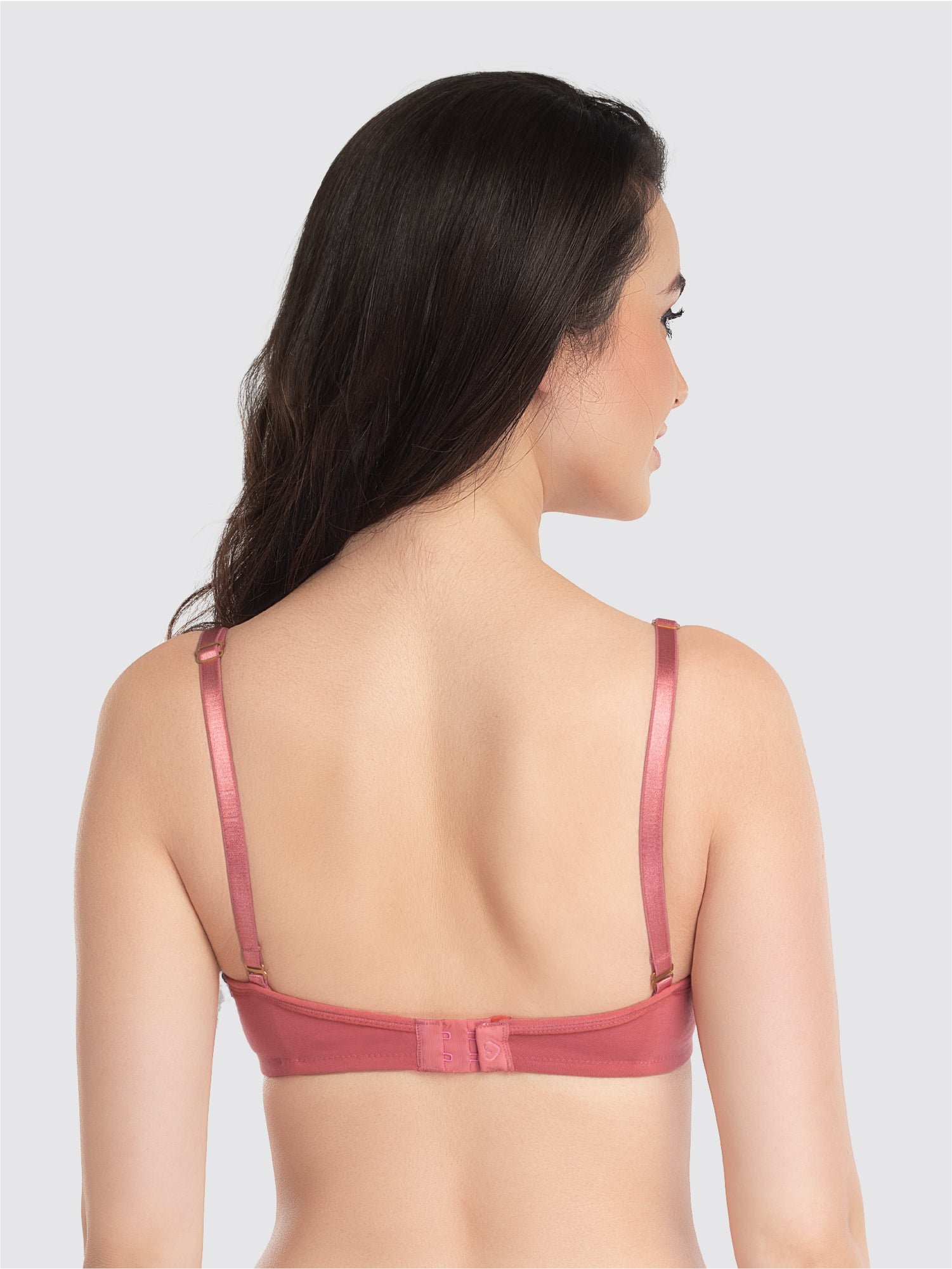 Lovable Dusty Rose Padded Non Wired Full Coverage Bra LE-239-Dusty Rose