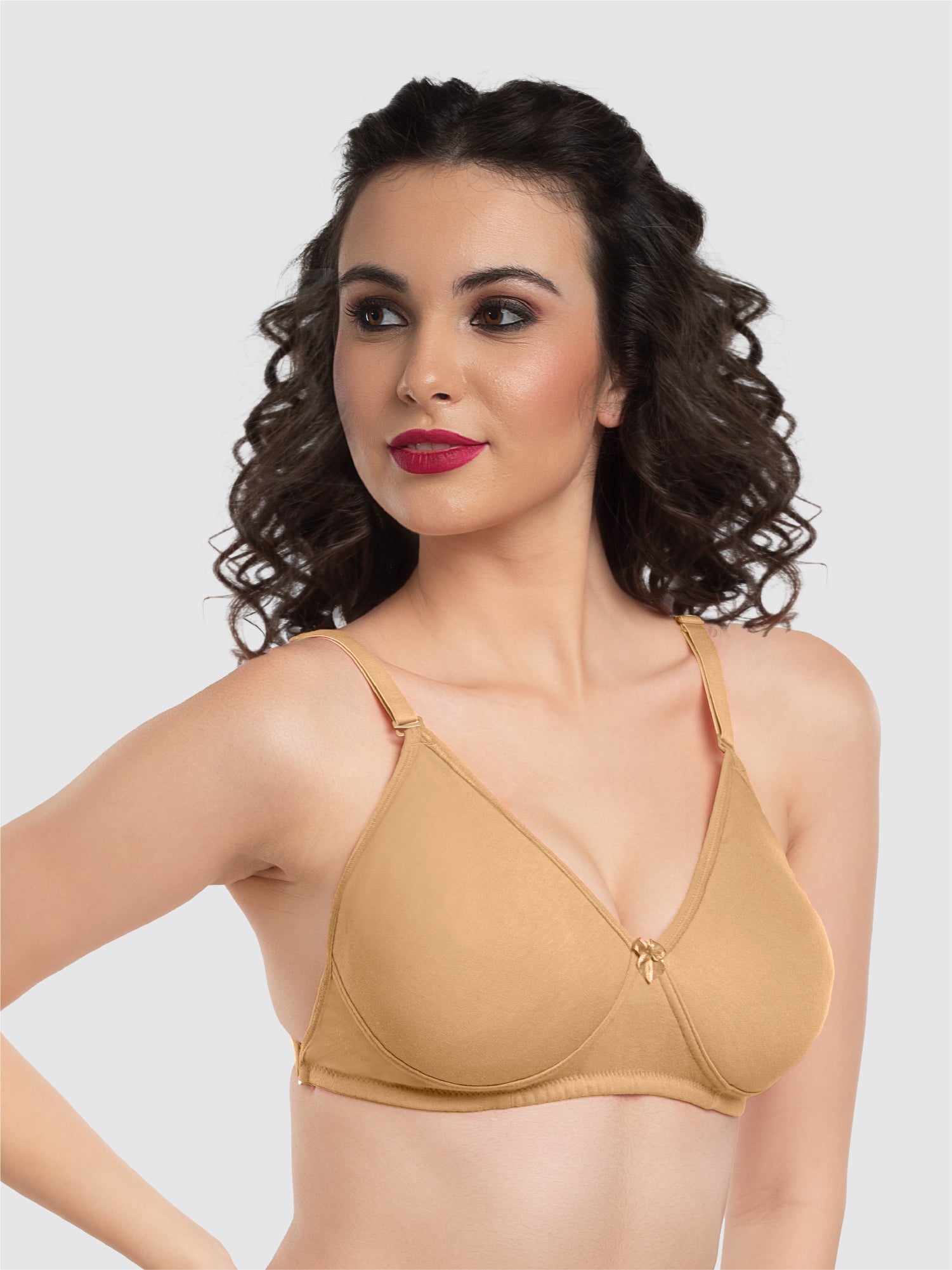 Lovable Skin Non Padded Non Wired Full Coverage Bra LE-230-Skin