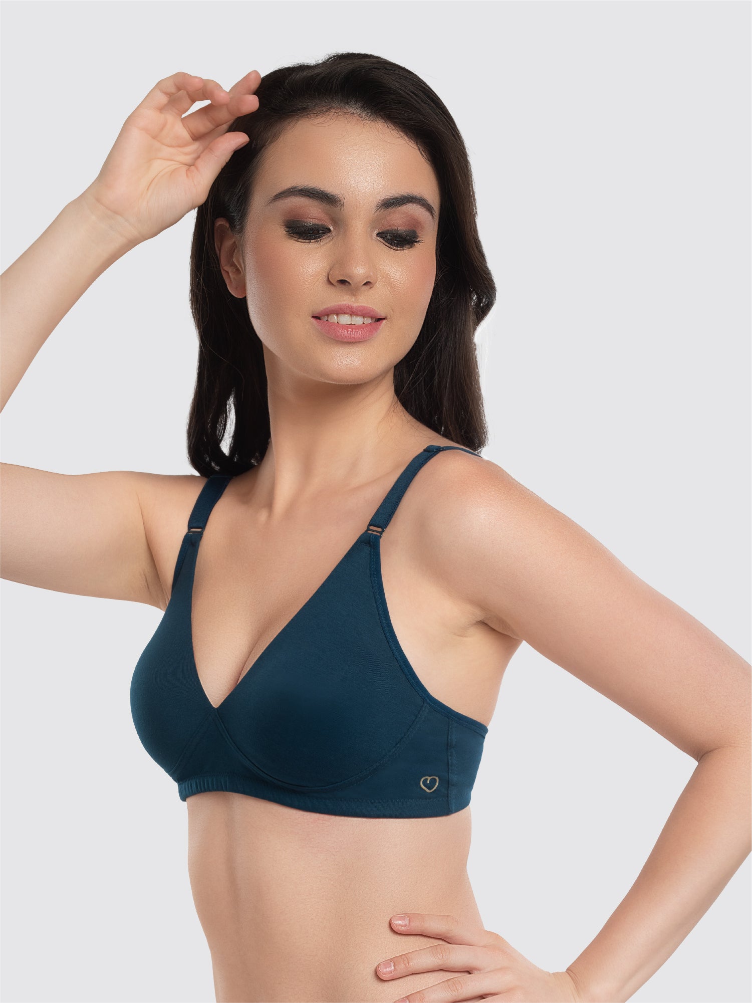 Lovable Electric Blue Non Padded Non Wired Full Coverage Bra LE-237-Electric Blue