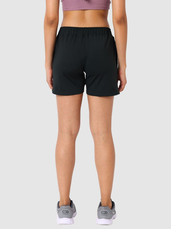 Women Dark Green Solid Shorts - ZYLO SHORTS- BA