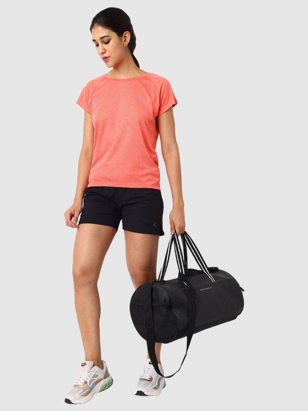 Women Black Solid Shorts - ZYLO SHORTS- BK