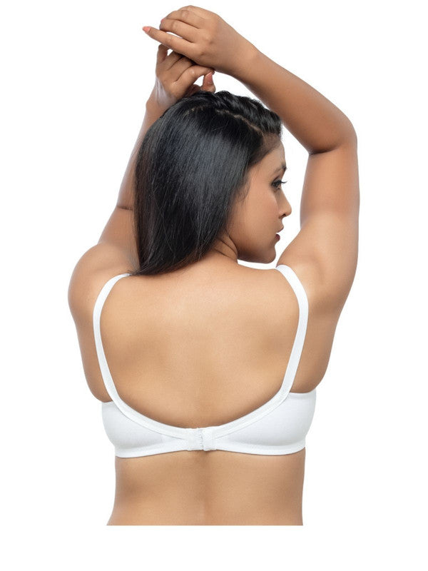 Lovable Cream and White Non Padded Wirefree Bra Pack of 2 - ENCIRCLE Elite-Cream/White