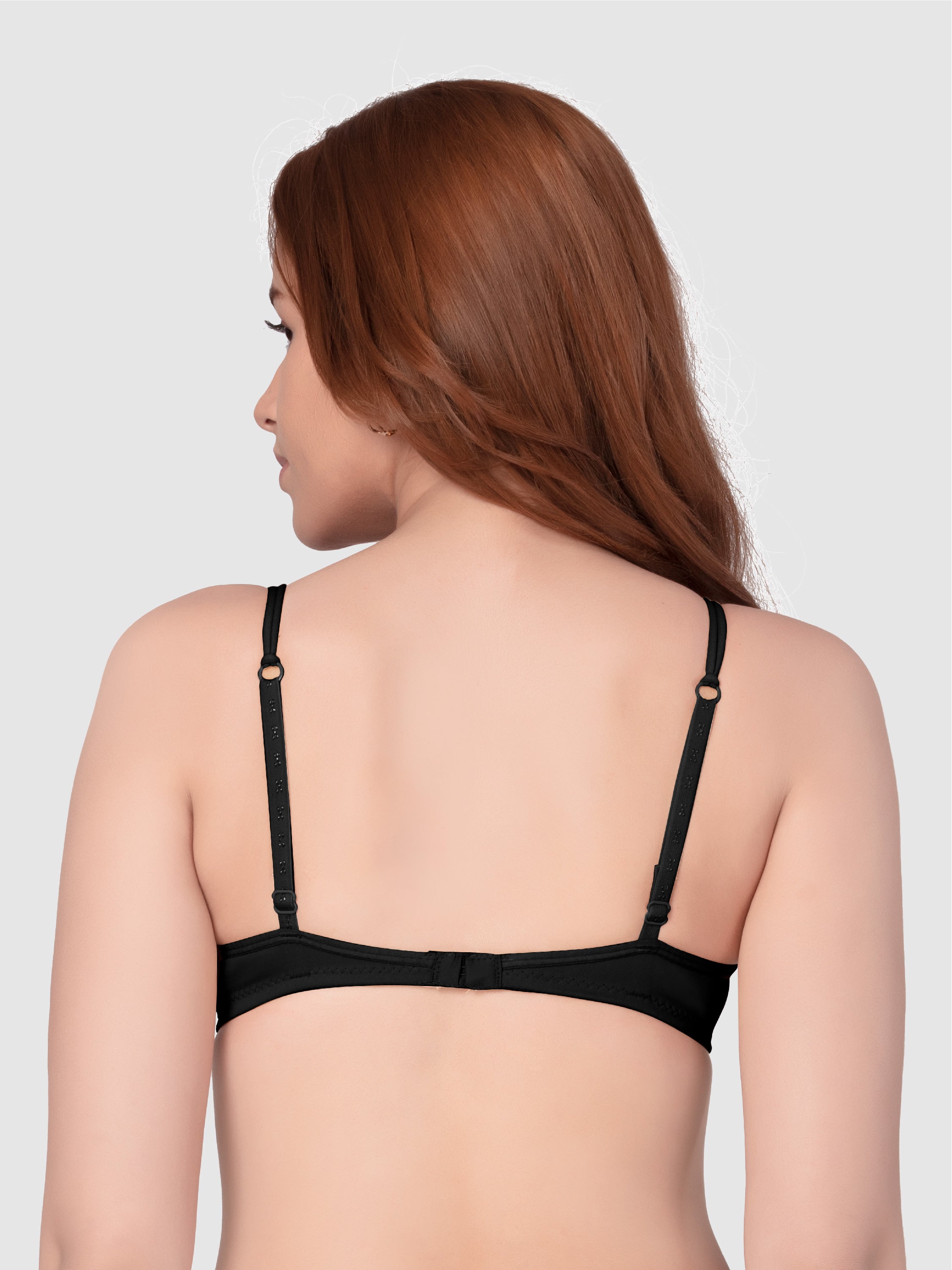 Daisy Dee Black Padded Non Wired Full Coverage Bra NKWI-Black