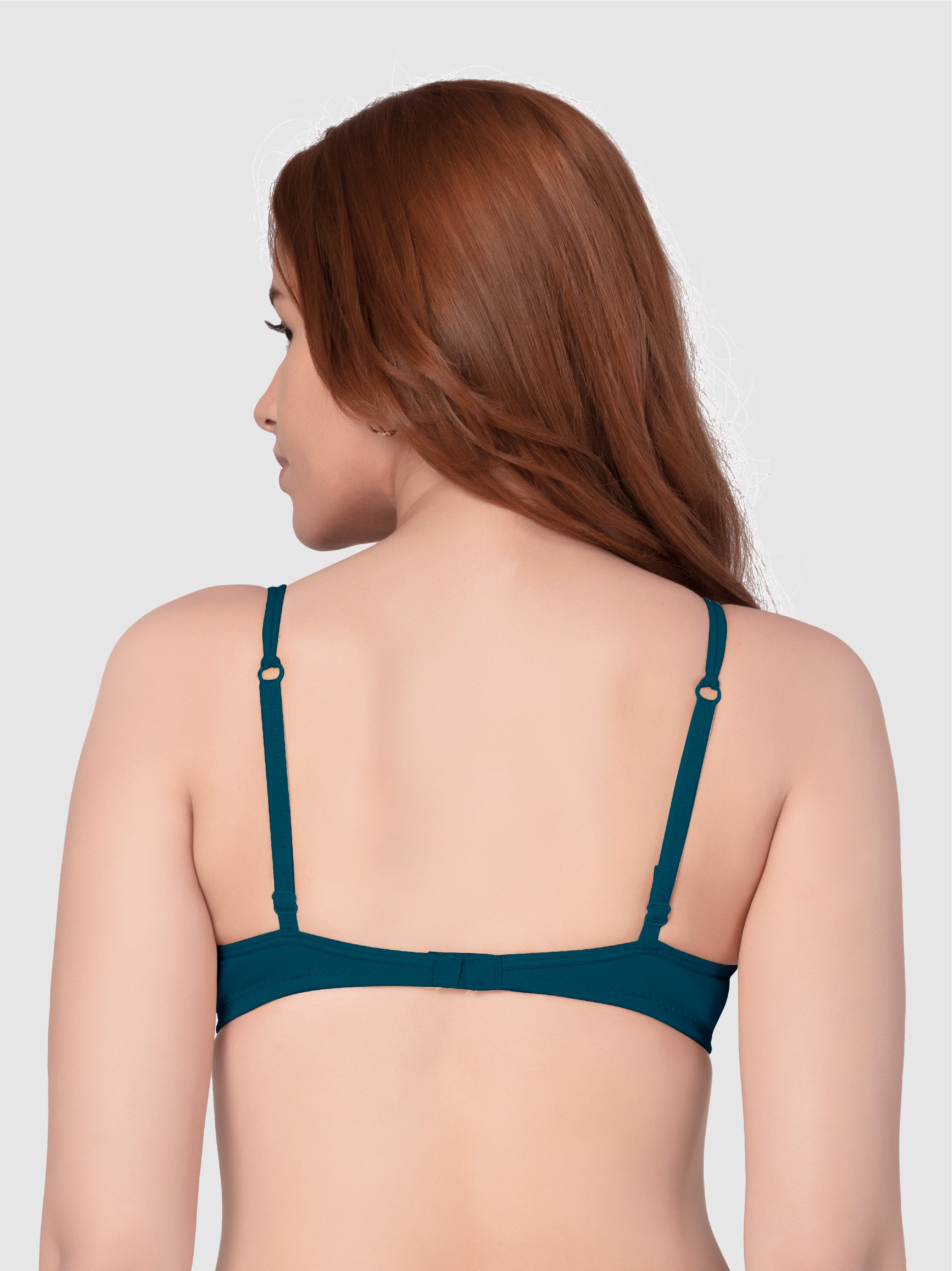 Daisy Dee Electric Blue Padded Non Wired Full Coverage Bra NKWI-E. Blue